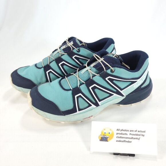 Salomon Speedcross Athletic Running Training Shoe Mens Size 6 409585 Blue - Picture 1 of 9